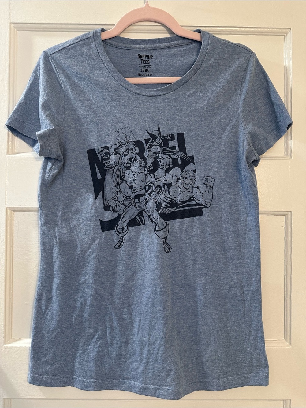 VTG Marvel Graphic Tee Blue Shirt